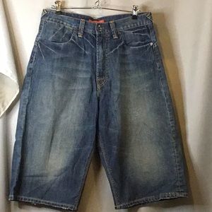 Ed hardy flap pocket jean shorts Mens sz 32